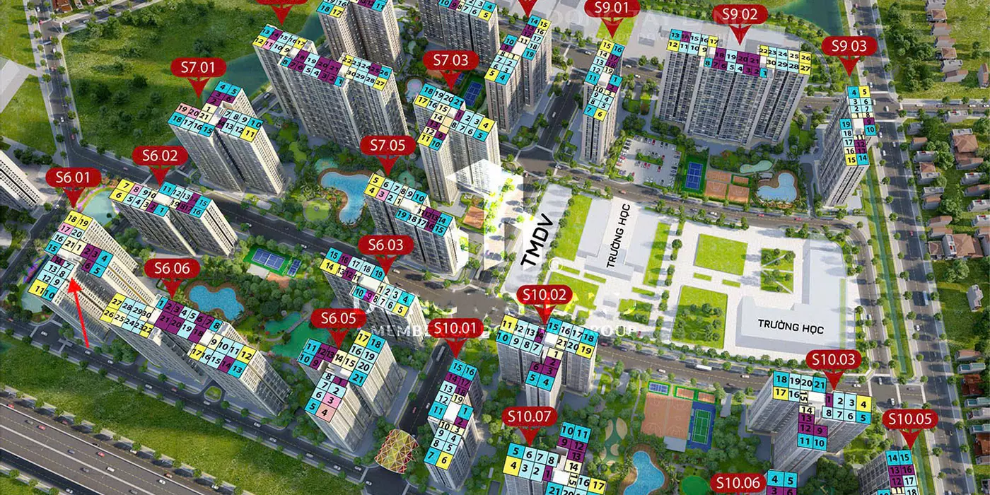 CHÍNH CHỦ BÁN CĂN HỘ 2PN 2WC – 59m², TÒA S601, THE ORIGAMI – VINHOMES GRAND PARK - THỦ ĐỨC, TP HỒ