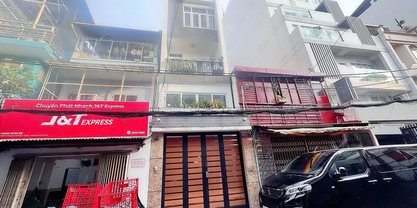 BÁN NHÀ 2 MẶT TIỀN KD HXH 8M Đ.LÊ VĂN SỸ, QUẬN 3 - NGANG 4,2M NỞ HẬU 5,8M*13M VUÔNG ĐẸP - CHÍNH
