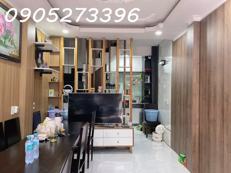 NHÀ 3 TẦNG NHỎ XINH - HẺM NHỰA 3.5M SẠCH SẼ AN NINH DÂN TRÍ - FULL NỘI THẤT XỊN - GIÁ 3.69 TỶ