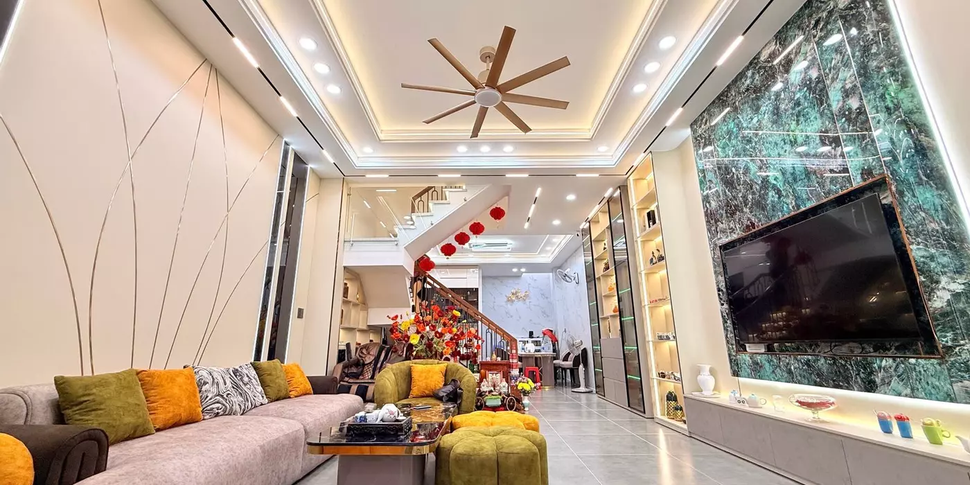 MẶT TIỀN CHUẨN 5M - HẺM XE HƠI THÔNG - 4 TẦNG LẦU - 82m2 - NGUYỄN VĂN KHỐI - TRUNG TÂM GÒ VẤP - 💰