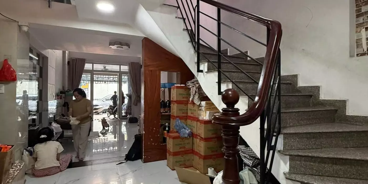 MẶT TIỀN CHỢ – TRƯỜNG CHINH – 5 TẦNG – DÒNG TIỀN 20TR/THÁNG