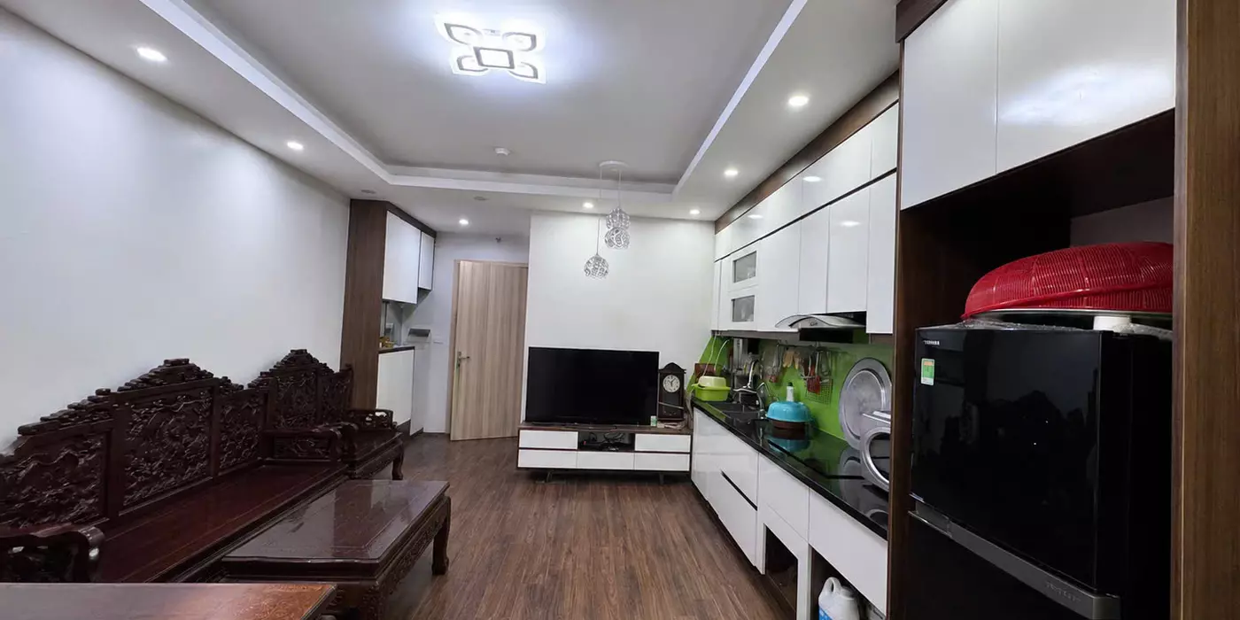 Cần nhượng lại căn hộ 1 phòng ngủ tại khu 5 tòa mới B2.1 KDT Thanh Hà
