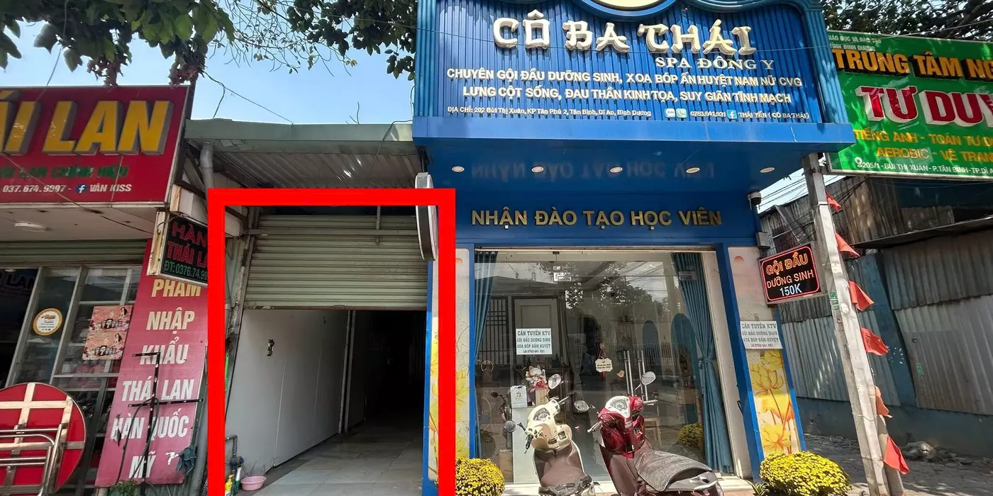 CHO THUÊ MẶT BẰNG GIÁ RẺ – VỊ TRÍ ĐẸP TẠI DĨ AN  Đối diện KDC An Phát – gần chợ Tân Bình