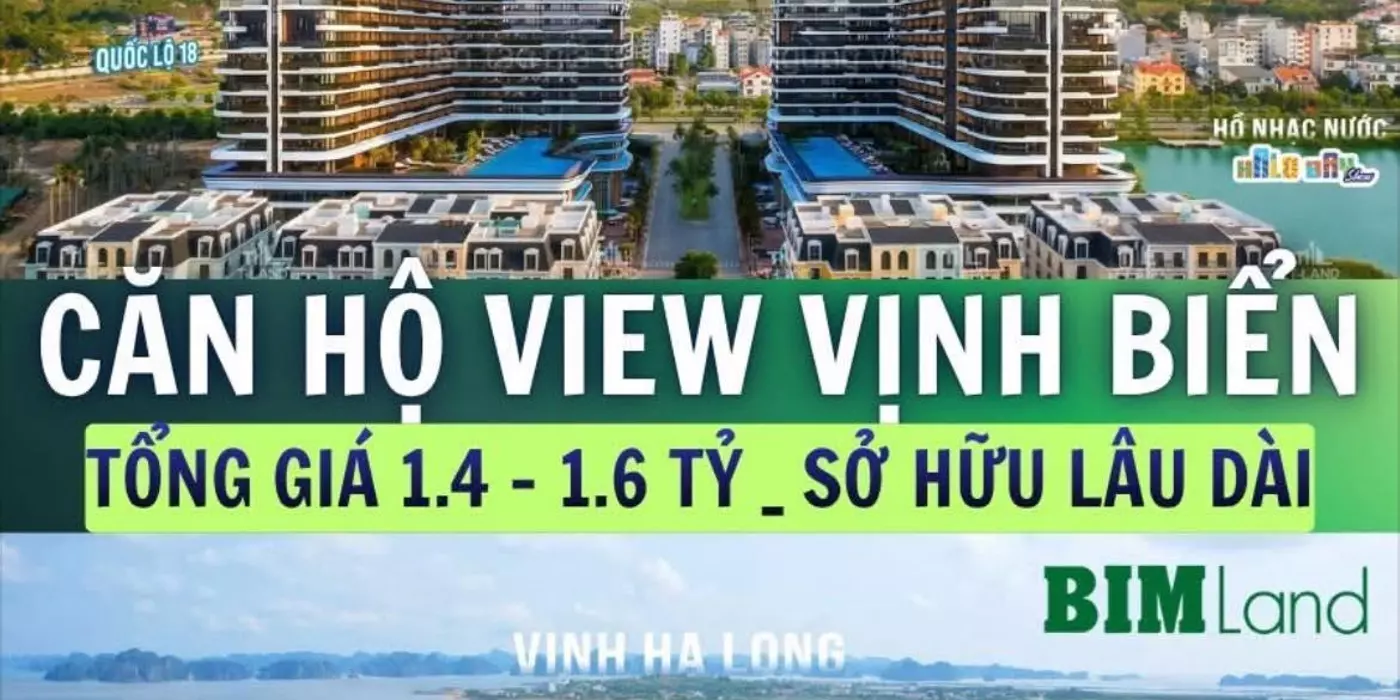 MỞ KHÓA CĂN HỘ dịch vụ SỞ HỮU LÂU DÀI duy nhất tại HẠ LONG với vố chỉỈ 350tr  mua đứt căn hộ 6*