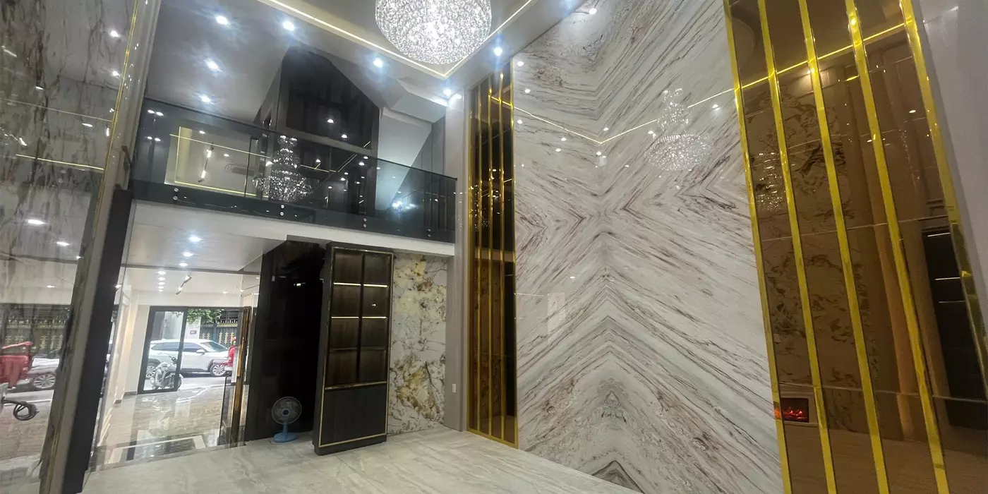 Siêu phẩm nhà đẹp mặt đường Đông Trà 5 tầng thang máy ô tô đỗ cửa kinhdoanh buôn bán tốt
