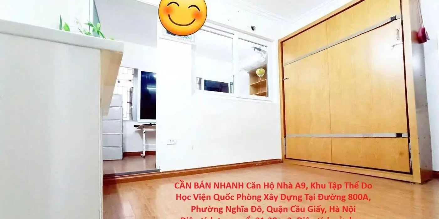 CẦN BÁN NHANH Căn Hộ Nhà A9, Khu Tập Thể Do Học Viện Quốc Phòng Xây Dựng Tại Q. Cầu Giấy, HN
