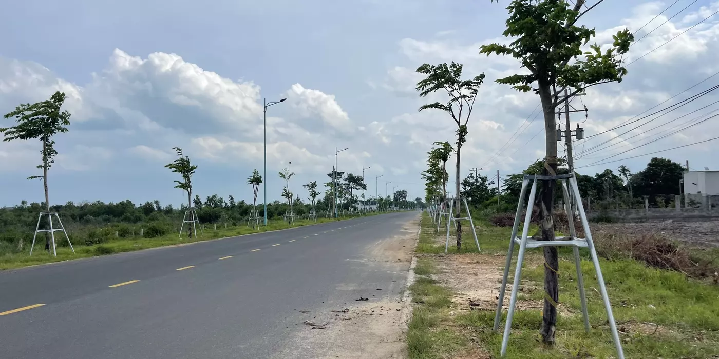 Bán 1445m2 đất view Biển Đường Hùng Vương - Tân Bình - LaGi 1245m2 ODT