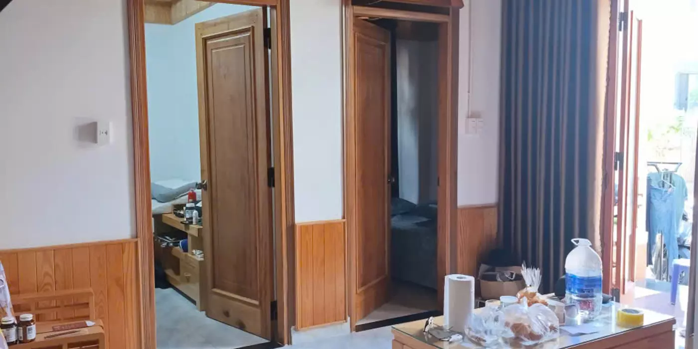 Cho thuê nhà mặt tiền Hoàng Diệu 2 phòng 8 triệu/tháng