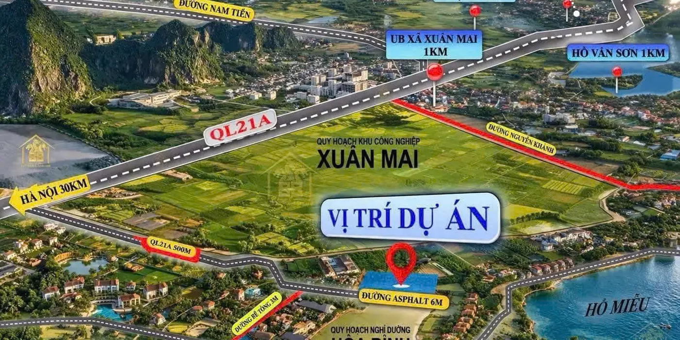 Đất nền Chương Mỹ - Lô góc 2 mặt tiền siêu hiếm - Vị trí đẹp đón sóng Metro - Hạ tầng bùng nổ