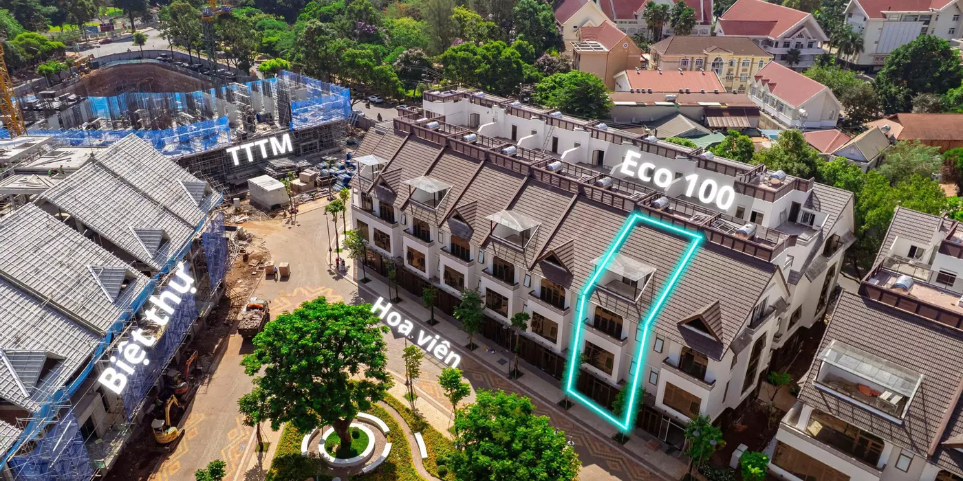 Nhà phố vườn Ecopalace – Sống đẳng cấp giữa trung tâm Buôn Ma Thuột
