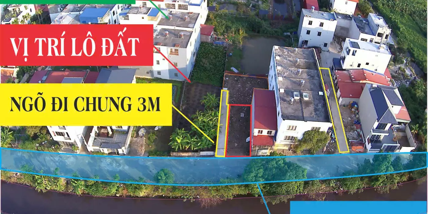 BÁN ĐẤT LÔ GÓC 2 MẶT TIỀN – GẦN DỰ ÁN TRÀNG CÁT – GIÁ 2,61 TỶ