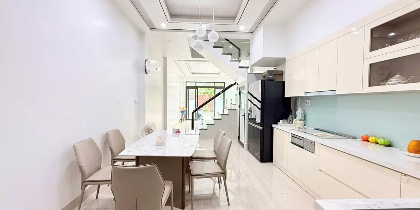 Nhà tái định cư 4 tầng xây mới, đường xá đồng bộ không khí trong lành