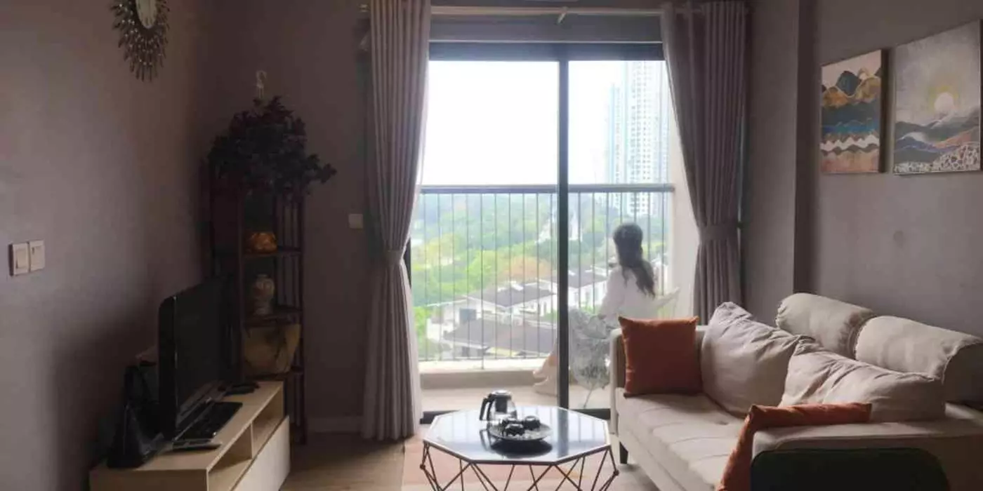 Tin thật 3.6 tỷ Ecopark 2 ngủ full nội thất,Long Biên