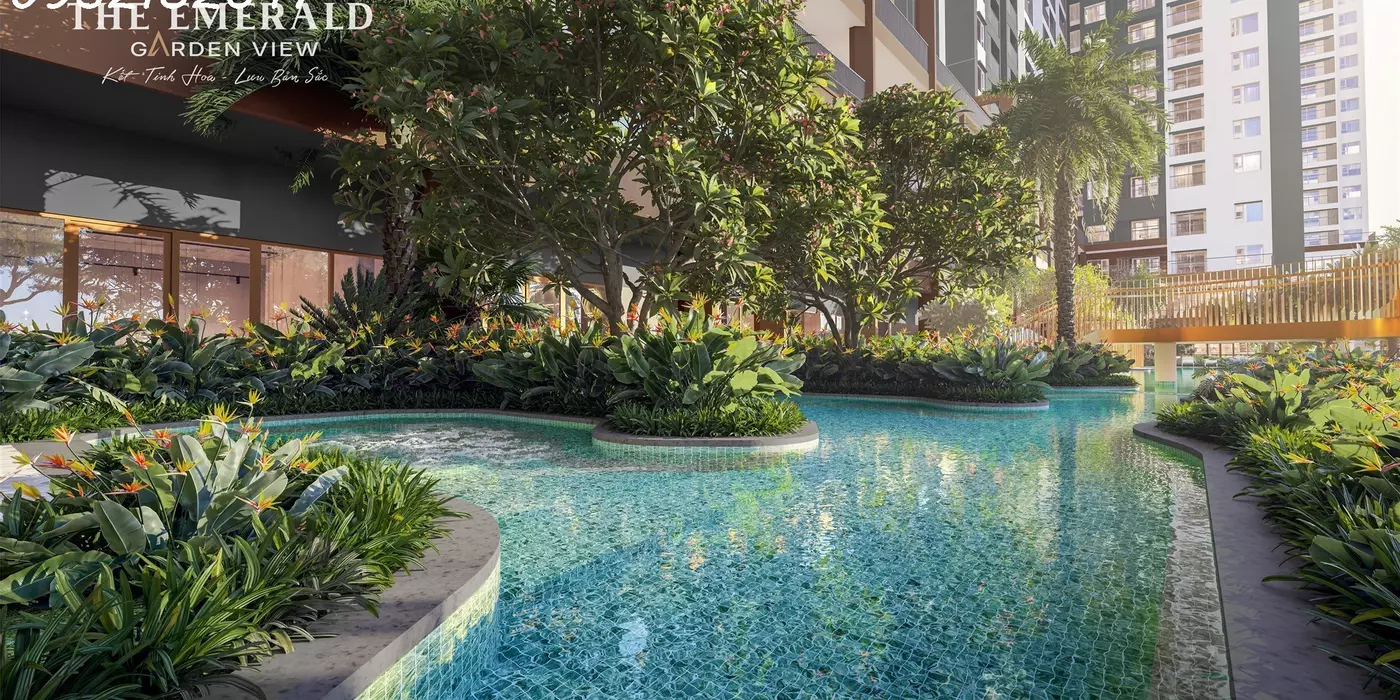 The Emerald Garden View sống xanh chuẩn resort chỉ với 35tr/m2 tại Thuận An