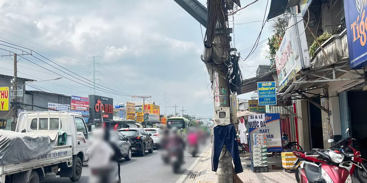 Cho thuê nhà 2 tầng (8x35m) mặt tiền đường Quốc Lộ 50 xã Bình Hưng, Bình Chánh