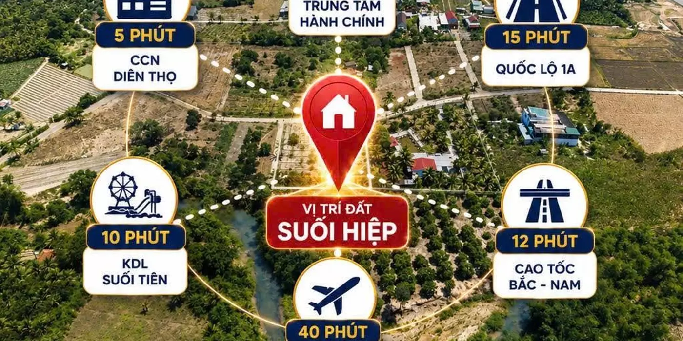 ĐẤT NỀN SUỐI HIỆP (VEN NHA TRANG) - SỔ ĐỎ TRAO TAY - CHỈ TỪ 500 TRIỆU!