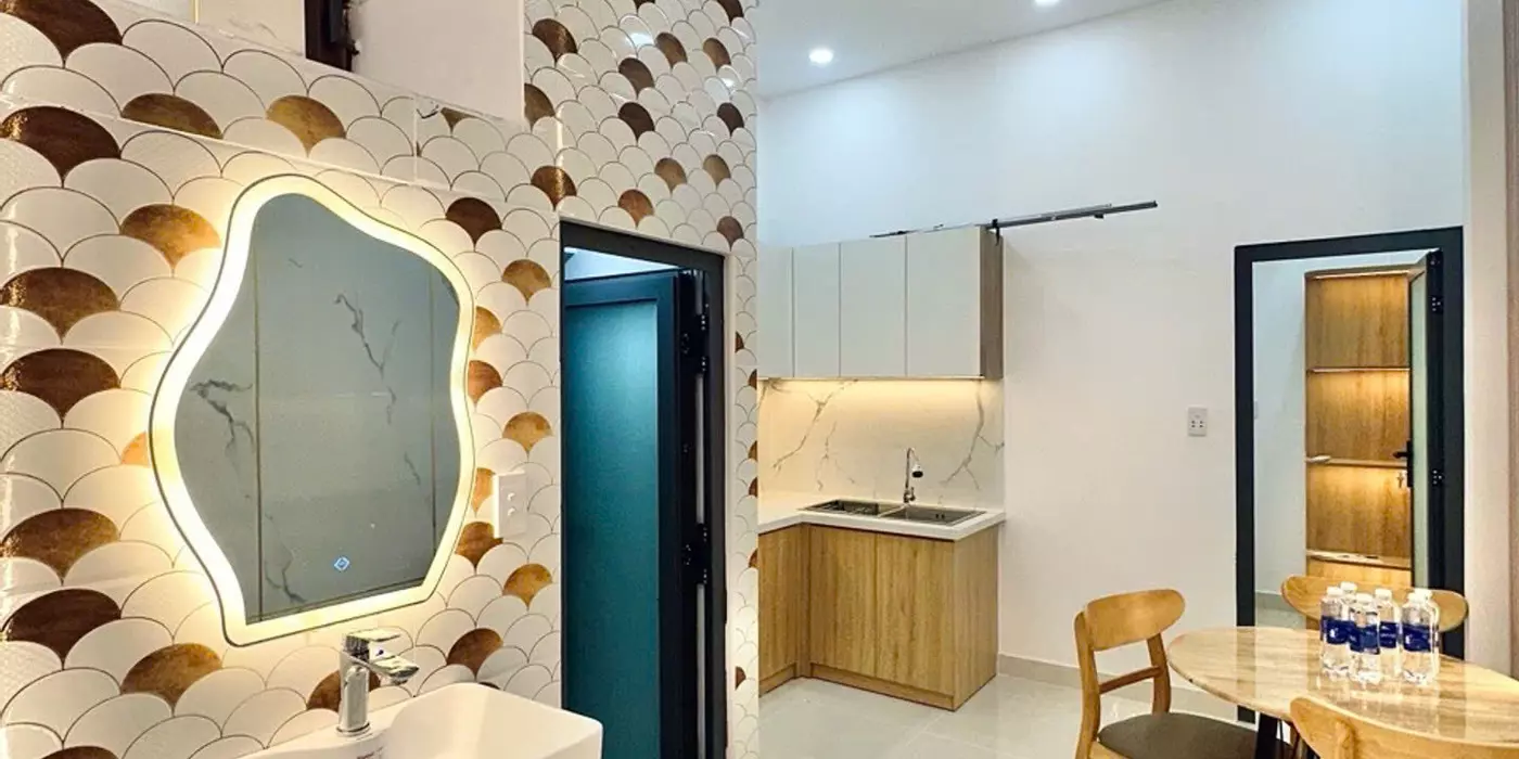 NHÀ MỚI ĐẸP FULL NỘI THẤT - SÁT VÁCH SÂN BAY - CHỈ 5.48