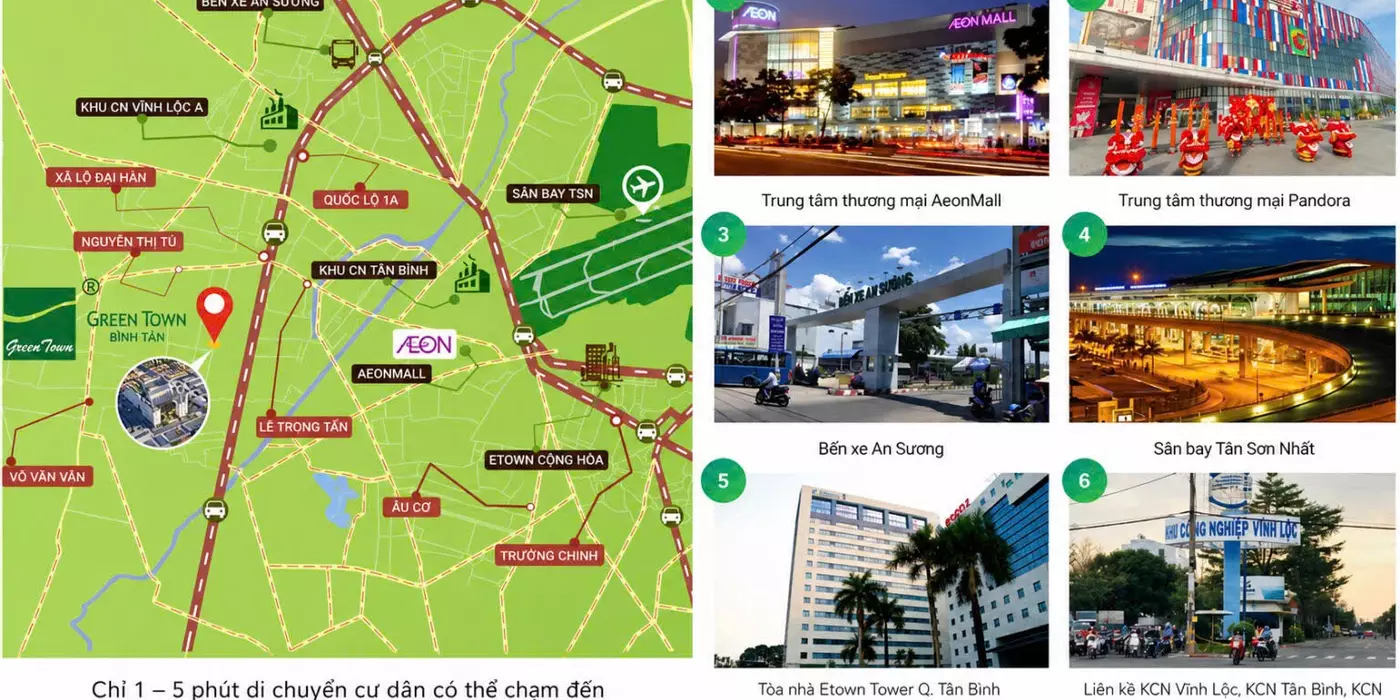 Giá chỉ từ 54 triệu/m² Căn Hộ Cuối Cùng của GREEN TOWN BÌNH TÂN