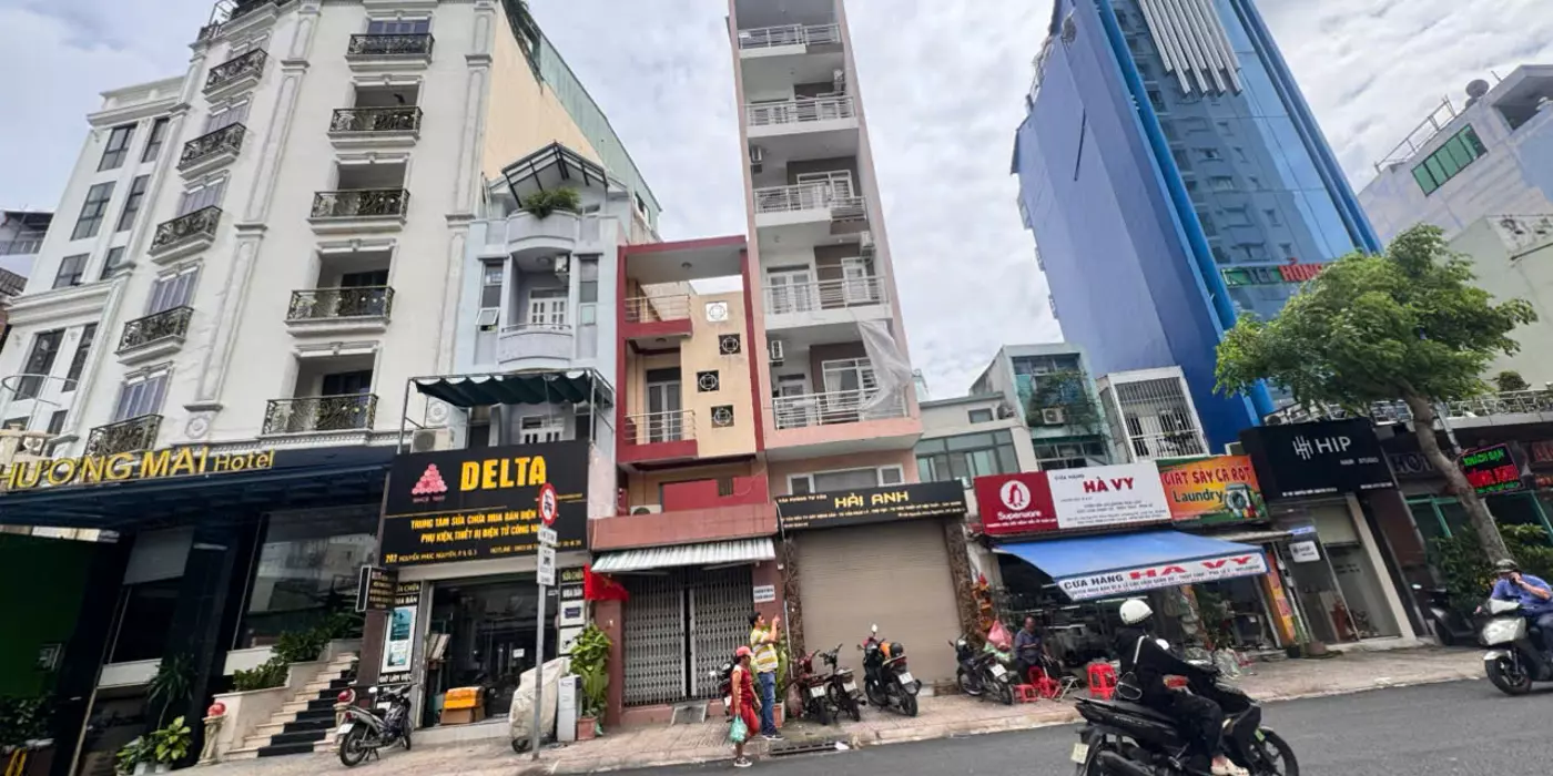 BÁN NHÀ 7 TẦNG MỚI - MẶT TIỀN Đ. NGUYỄN PHÚC NGUYÊN, QUẬN 3 - CHÍNH CHỦ  * LH GIANG GIANG: