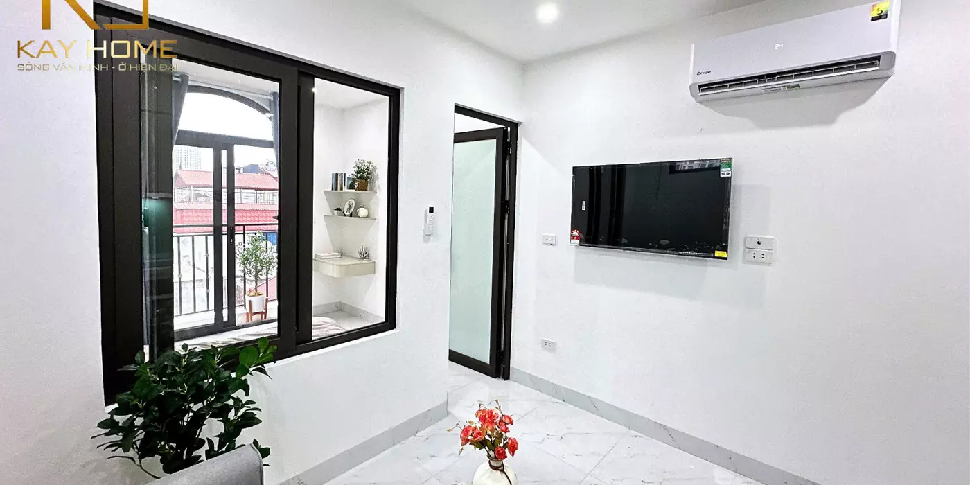 Cần cho thuê căn 1PK 1PN đẹp full đồ ngõ 45 Cự Lộc, Thanh Xuân Ngã Tư Sở