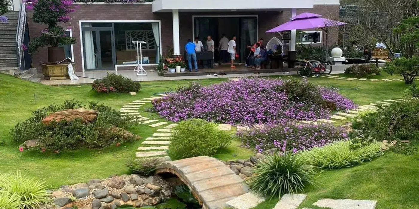 Cho thuê villa sân vườn 12 phòng ngủ gần đèo Pren Đà Lạt 35tr/tháng