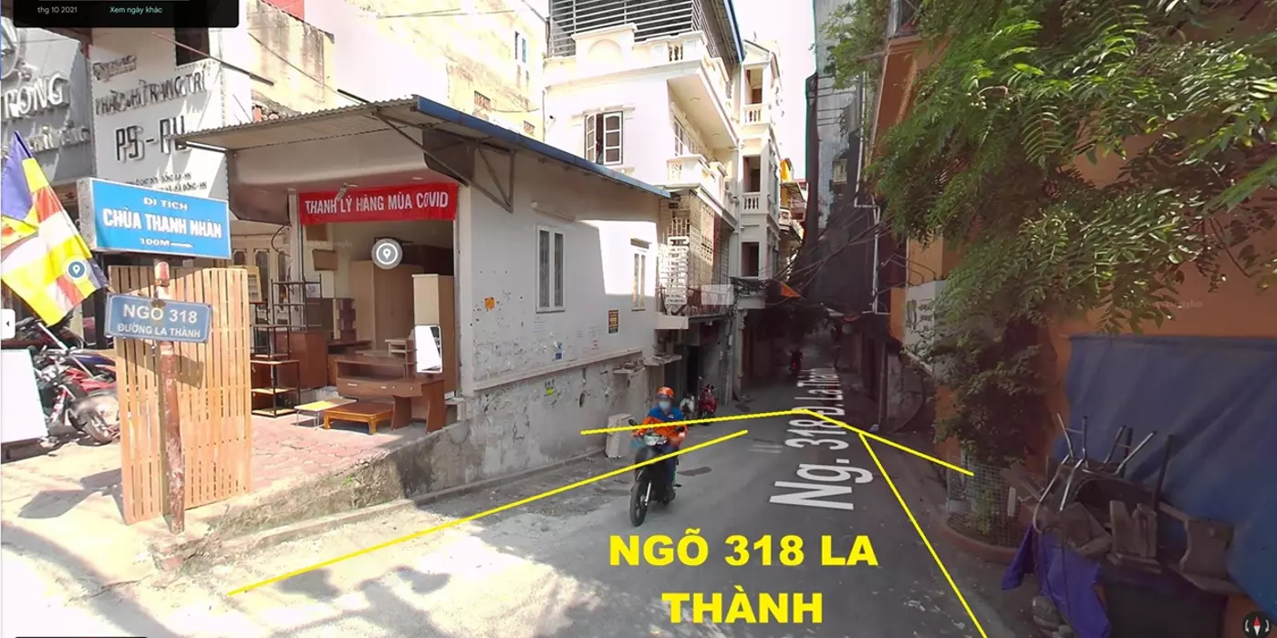 Bán nhà 5 tầng ngõ 318 La Thành, phường Ô Chợ Dừa, Hà Nội, 44.5m2 x 5 tầng, ngõ 3m, miễn TG