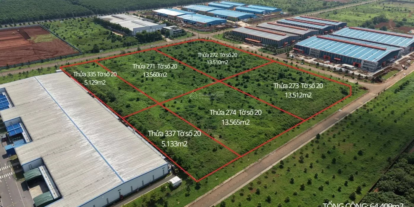 Cần sang nhượng gấp đất sổ hồng vị trí cực đẹp, 3 mặt tiền thuộc KCN Dầu Giây - Đồng Nai