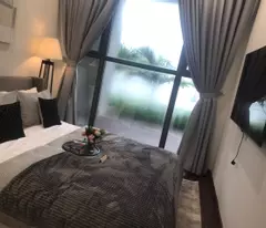 Bán căn hộ chung cư 43m2 gồm 1 phòng ngủ, 1 phòng khách, 1 nhà vệ sinh, 1 phòng đa năng.