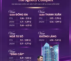 Booking CĂN HỘ KHÁCH SẠN- dự án The Ninety Complex- 90 Đường Láng- Đống Đa Hà Nội