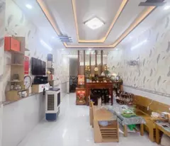 Bán nhà mới đẹp, 2 tầng BTCT, 4x12m ngay Đất Mới, Bình Tân . Khu vực cao tầng. Vào ở ngay. Chỉ