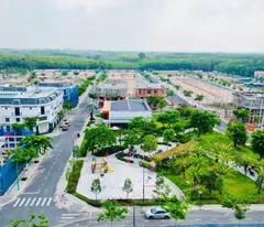 Bán Nhà Lô Góc Hòa Lợi Bến Cát Bình Dương Diện Tích 120m2 Thổ Cư 100% Mặt Tiền Đường 12m Kinh