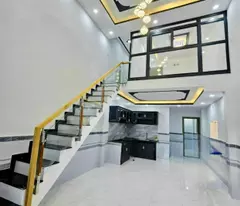 nhà mới xây gần cây xăng 75 sổ riêng đã lên thổ cư đường ô tô