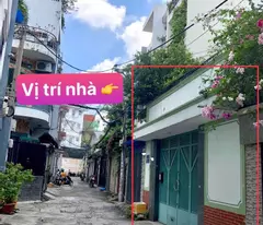 Bán NHÀ NÁT (6.4 x 23) hẻm 5m OTO VÀO NHÀ, Hoàng Hoa Thám, Bình Thạnh