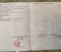 CHÍNH CHỦ E CẦN BÁN RA LÔ ĐÂT ĐẤU GIÁ TẠI  HƯƠNG ĐÌNH MAI ĐÌNH DT 95 M