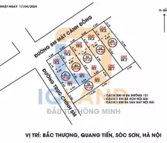 LÔ ĐẤT VIU CÁNH ĐỒNG THOÁNG MÁT CÂN TÌM CHỦ MỚI DT 59VAF 79 M TẠI BẮC HẠ QUAMG TIẾN