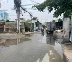 BÁN ĐẤT TẶNG XƯỞNG MẶT TIỀN LÔ GÓC BỆNH VIỆN HỒNG ĐỨC AN PHÚ ĐÔNG 3, QUẬN 12