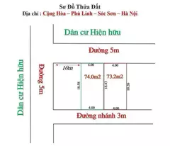 CẦN BÁN RA LÔ ĐẤT DT 74 M TẠI CỘNG HÒA PHÙ LINH  VỊ CHÍ ĐẤT NẰM TRONG LÕI DỰ ÁN