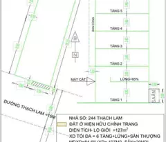 MTKD Thạch Lam - P. Phú Thạnh - Q. Tân Phú 7x19m, 2 lầu