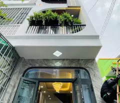 🏡🏡🏡 Nhà đẹp Gò vấp. 3 LÀU  Mới xây FULL NỘI THẤT. xách vali vô là ở. Nhà MỚI XÂY 4 phòng ngủ