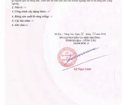 BÁN ĐẤT KCN CHÂU ĐỨC BÀ RỊA.Lô Đất Dành Cho Ngành Nghề Ô Nhiễm.Diện Tích : 11.000 m2.Giá Bán : 110