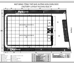 Cho thuê xưởng Châu Đức Bà Rịa.Diện Tích Xưỡng : 5.000 m2.Văn Phòng : 336 m2.Nhà Xe : 151 m2.Giá