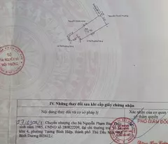 Bán Nhà Hẻm Đường Cách Mạng Tháng 8, Phú Cường, Thủ Dầu Một, Bình Dương - Diện Tích 111m²