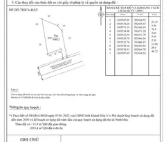 Kẹt Tiền cần Bán đất Ninh Sim, Ninh Hòa, Mặt tiền đường đống đa, cạnh KCN Ninh Xuân 1049m giá 650tr