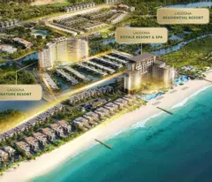 Biệt thự song lập biển 252m2 1 trệt 2 Lầu - Có sẵn hồ bơi - SHR sở hữu lâu dài