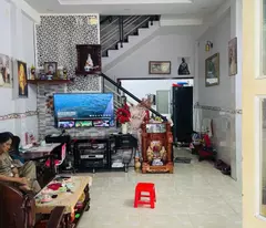 Gần Trường THCS Phạm Văn Chiêu, Hẻm thông xe hơi, (4.1 x 13.5)m, Đúc 2 Tầng