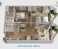 Sở hữu ngay căn hộ The Maris ngay trung tâm TP Vũng Tàu với thiết kế sang trọng, diện tích 90m2