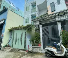 BÁN GẤP NHÀ HẺM XE TẢI THÔNG- Ô TÔ NGỦ TRONG NHÀ- GIÁP QUẬN 6 - 4 TẦNG - 4M x18M  CHỈ HƠN  5 TỶ