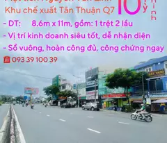 Bán nhà mặt tiền trung tâm tphcm. Ngang lớn, nhà đẹp, sổ vuông, kinh doanh tốt, chỉ từ 9 tỷ. LH: