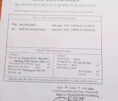 Bán Nhà (4x25) Mặt Tiền Đường Hiệp Thành 44, Q12. (Cách 20m ra Nguyễn Thị Búp)