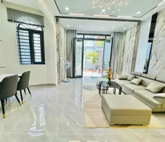 Đối diện Lotte Mart Gò Vấp - hẻm 5m - DT 5.7 x 10m - BTCT 2 tầng
